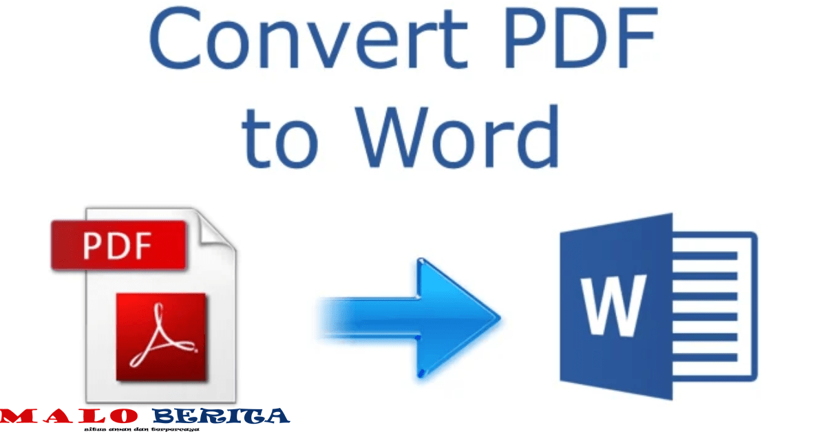 Cara konversi file word ke file pdf