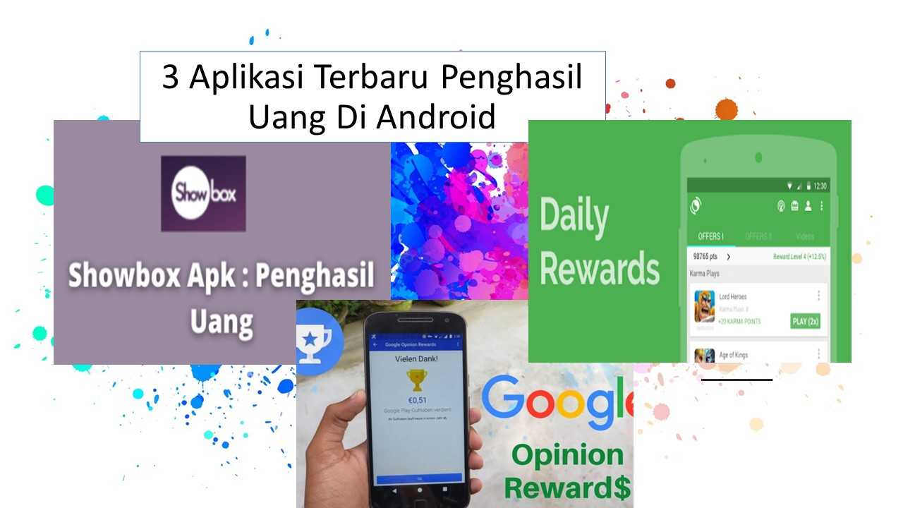 3 Aplikasi Terbaru Penghasil Uang Di Android