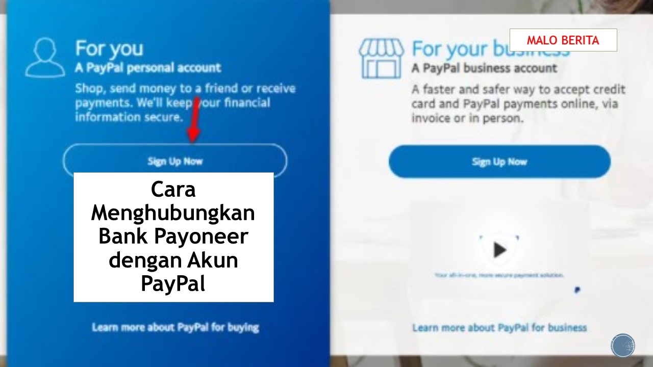 Cara Menghubungkan Bank Payoneer dengan Akun PayPal