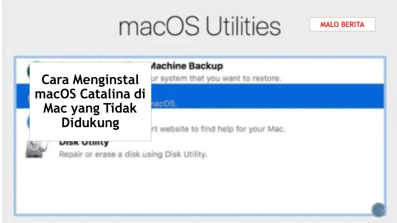 Cara Menginstal macOS Catalina di Mac yang Tidak Didukung