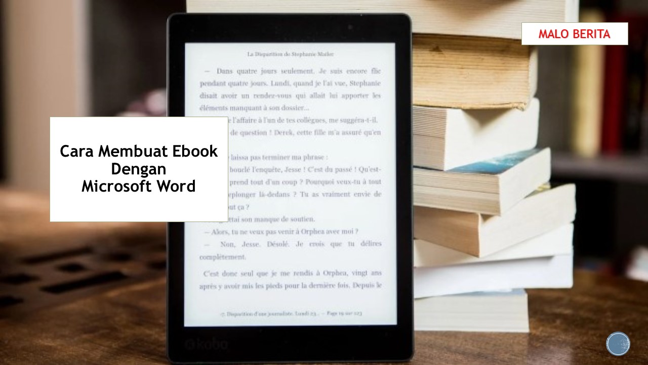 Cara Membuat Ebook Dengan Microsoft Word