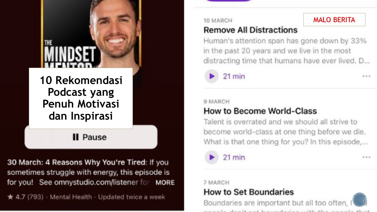 10 Rekomendasi Podcast yang Penuh Motivasi dan Inspirasi