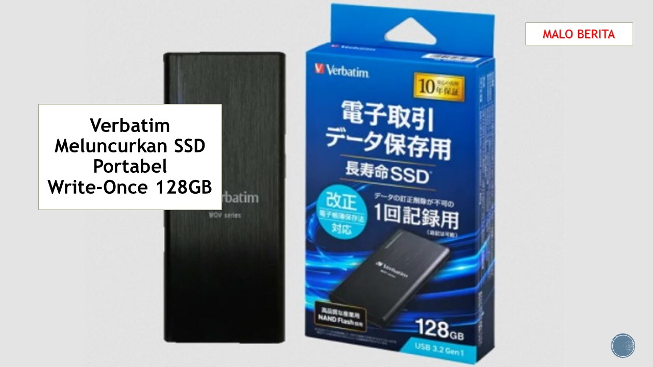 Verbatim Meluncurkan SSD Portabel Write-Once 128GB