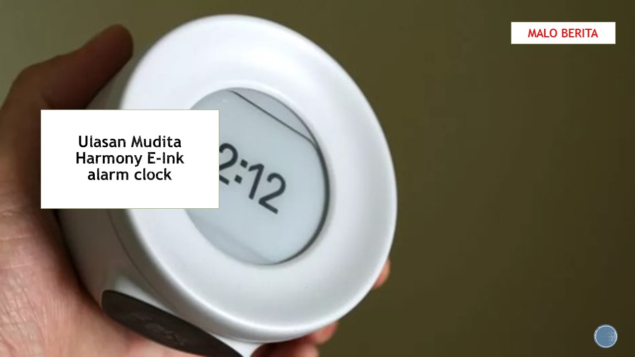 Ulasan Mudita Harmony E-Ink alarm clock