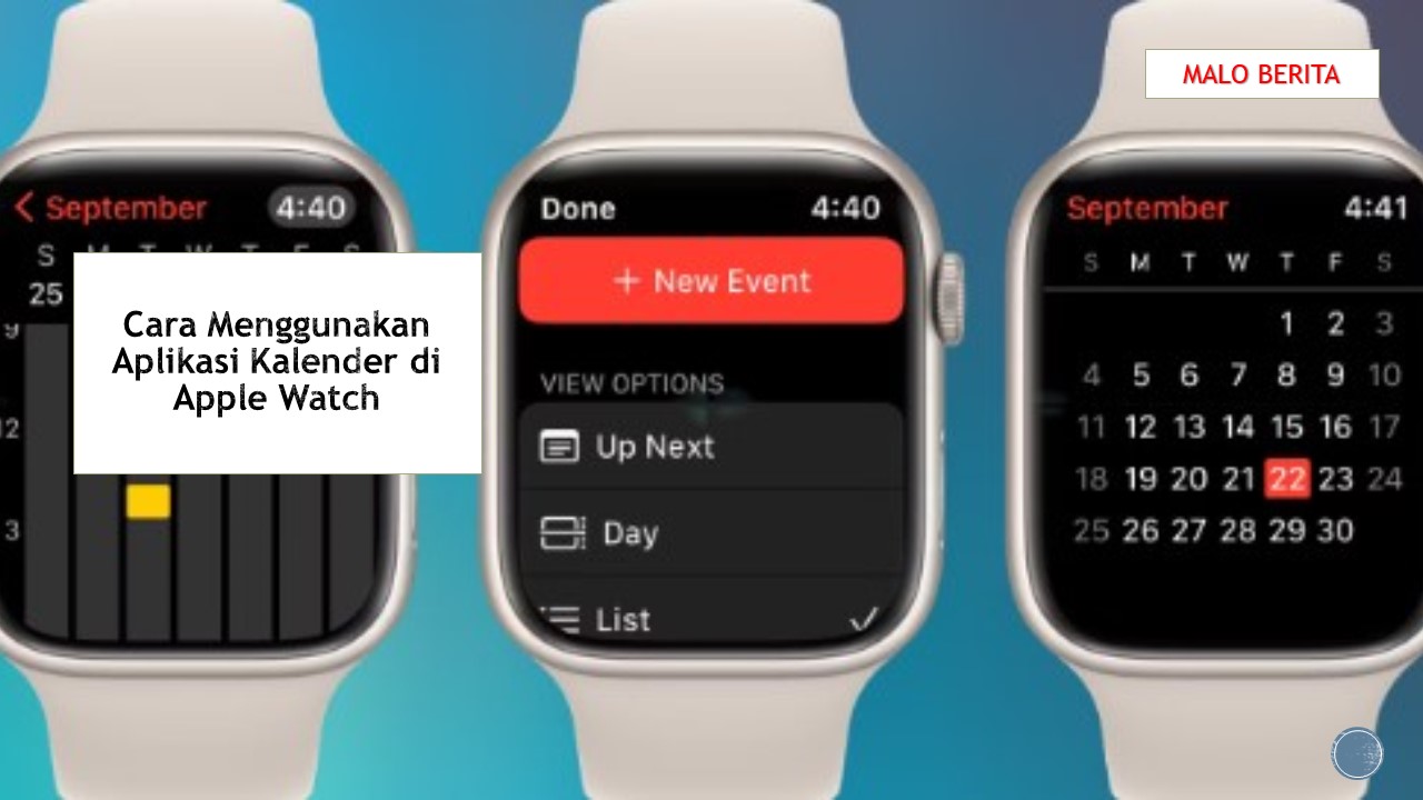 Cara Menggunakan Aplikasi Kalender di Apple Watch