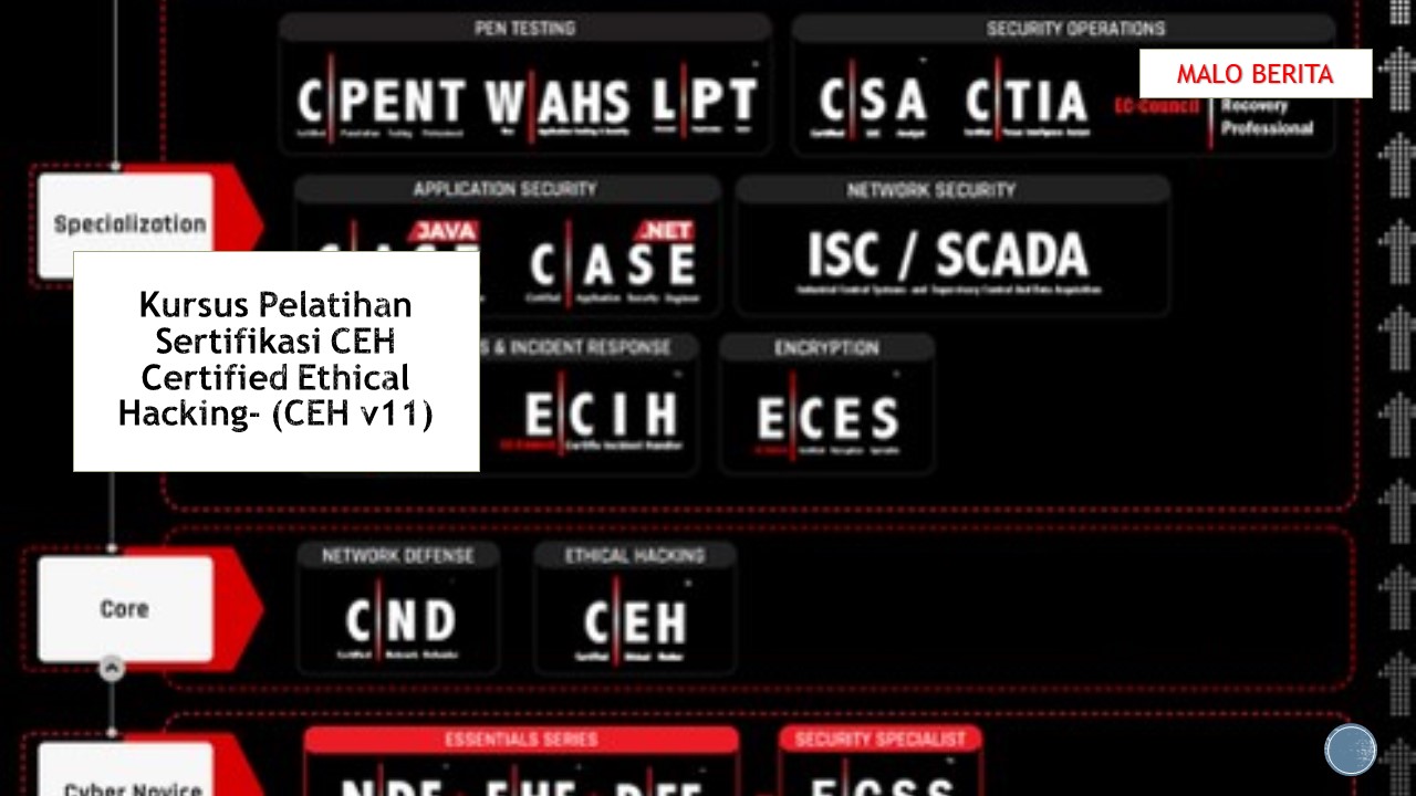 Kursus Pelatihan Sertifikasi CEH Certified Ethical Hacking (CEH v11)