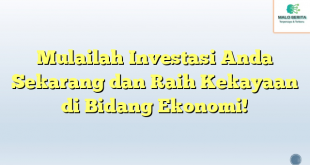 Mulailah Investasi Anda Sekarang dan Raih Kekayaan di Bidang Ekonomi!