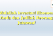 Mulailah Investasi Ekonomi Anda dan Jadilah Seorang Jutawan!