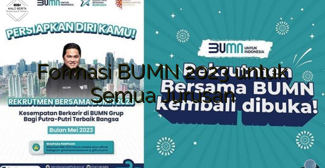 Formasi BUMN 2023 untuk Semua Jurusan