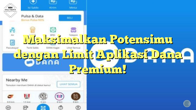 Maksimalkan Potensimu dengan Limit Aplikasi Dana Premium!
