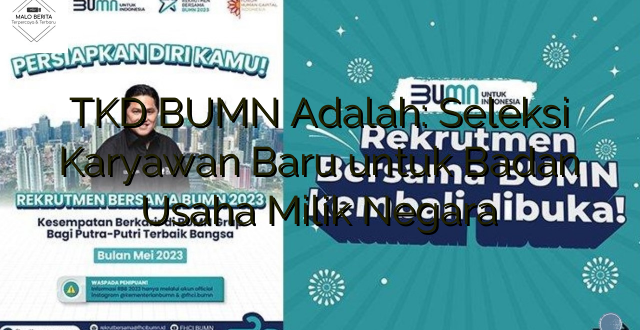 TKD BUMN Adalah: Seleksi Karyawan Baru untuk Badan Usaha Milik Negara