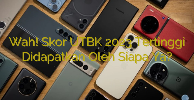 Wah! Skor UTBK 2023 Tertinggi Didapatkan Oleh Siapa Ya?