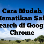 Cara Mudah Mematikan Safe Search di Google Chrome