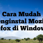 Cara Mudah Menginstal Mozilla Firefox di Windows 8