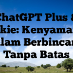 ChatGPT Plus & Cookie: Kenyamanan dalam Berbincang Tanpa Batas
