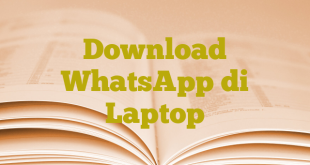 Download WhatsApp di Laptop