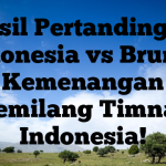 Hasil Pertandingan Indonesia vs Brunei: Kemenangan Gemilang Timnas Indonesia!