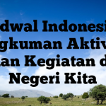 Jadwal Indonesia: Rangkuman Aktivitas dan Kegiatan di Negeri Kita