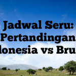 Jadwal Seru: Pertandingan Indonesia vs Brunei