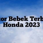 Motor Bebek Terbaru Honda 2023