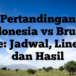 Pertandingan Indonesia vs Brunei Live: Jadwal, Lineup, dan Hasil