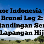 Skor Indonesia vs Brunei Leg 2: Pertandingan Sengit di Lapangan Hijau