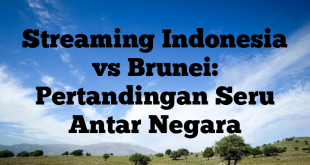 Streaming Indonesia vs Brunei: Pertandingan Seru Antar Negara