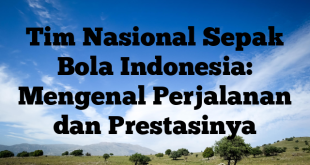 Tim Nasional Sepak Bola Indonesia: Mengenal Perjalanan dan Prestasinya