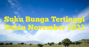 Suku Bunga Tertinggi Bulan November 2023